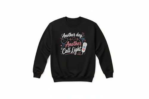 Another Day Another Call Light – Crewneck Mockup